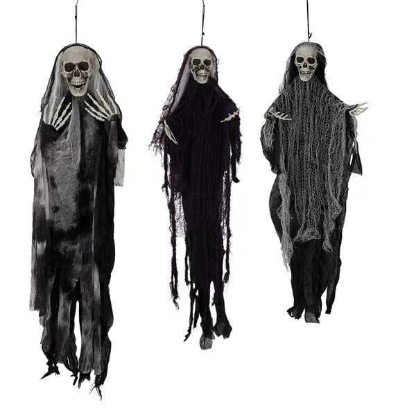 3 Pack Skeleton Ghosts Decorations