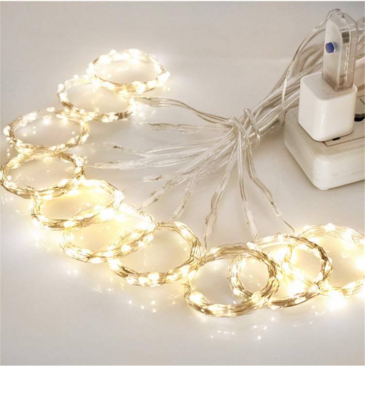 Curtain Garland On The Window USB String Lights