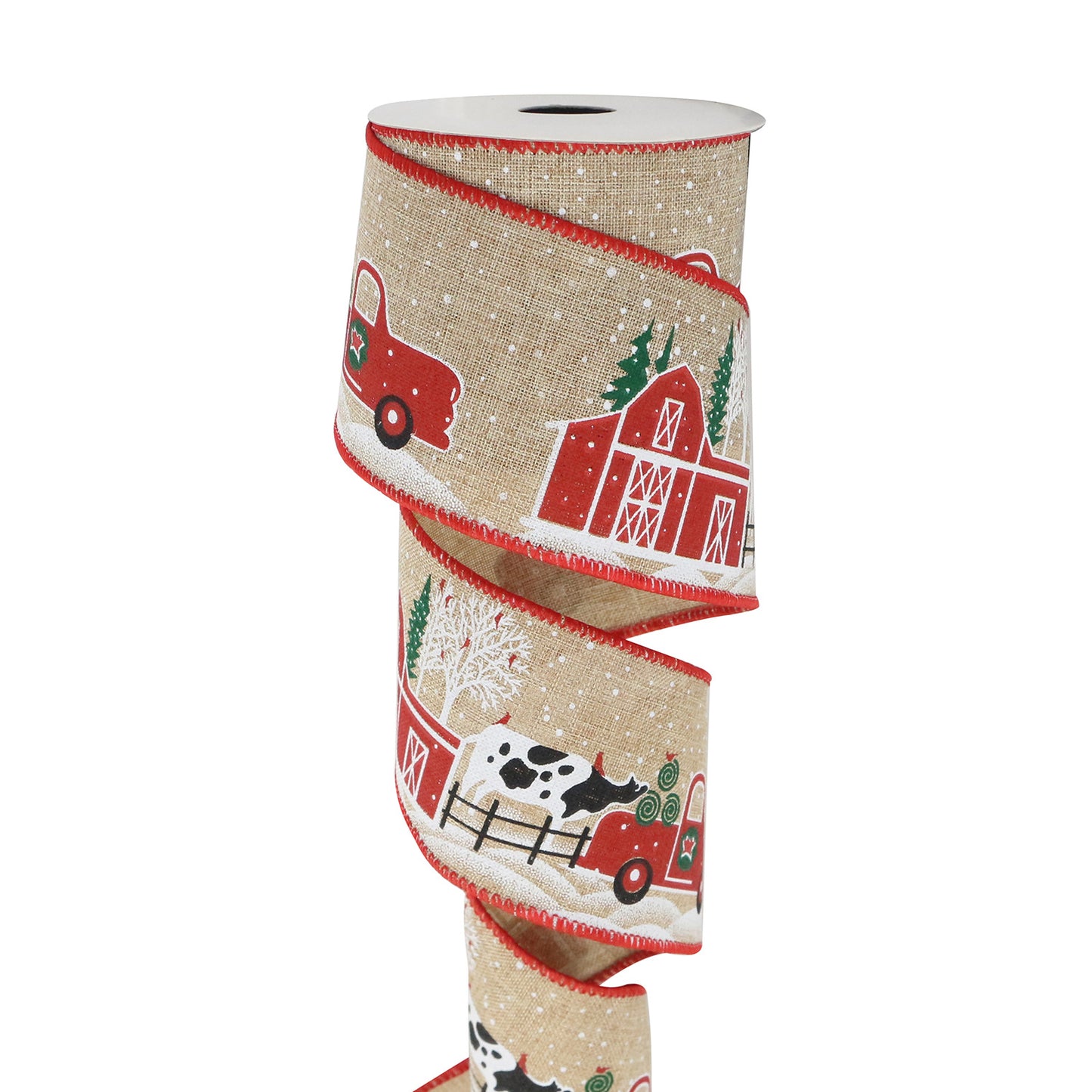 Mesh Hollow Christmas Decoration Bow Ribbon