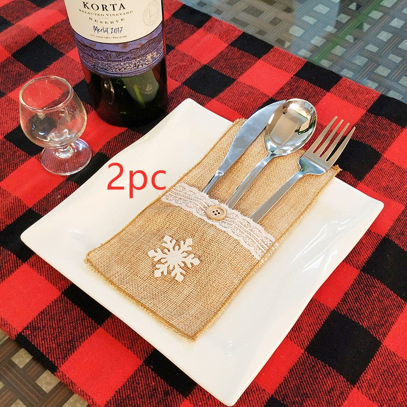 Christmas Knife And Fork Set