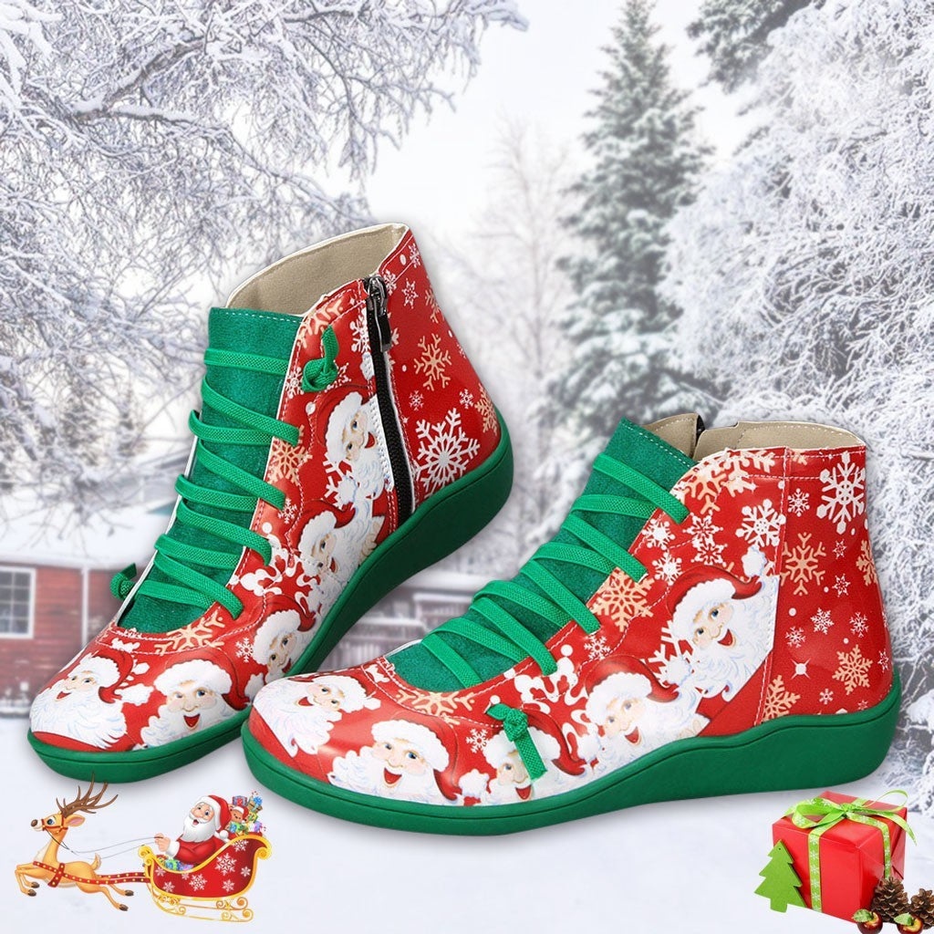 Santa Ankle Boots