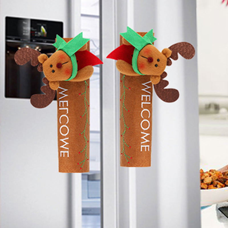 Christmas Refrigerator Handle Set