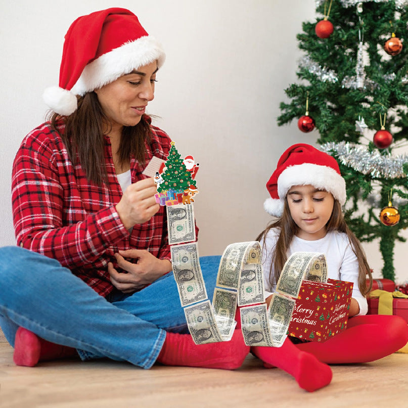 Red Christmas Money Box Christmas