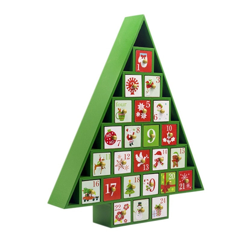 Christmas wooden calendar