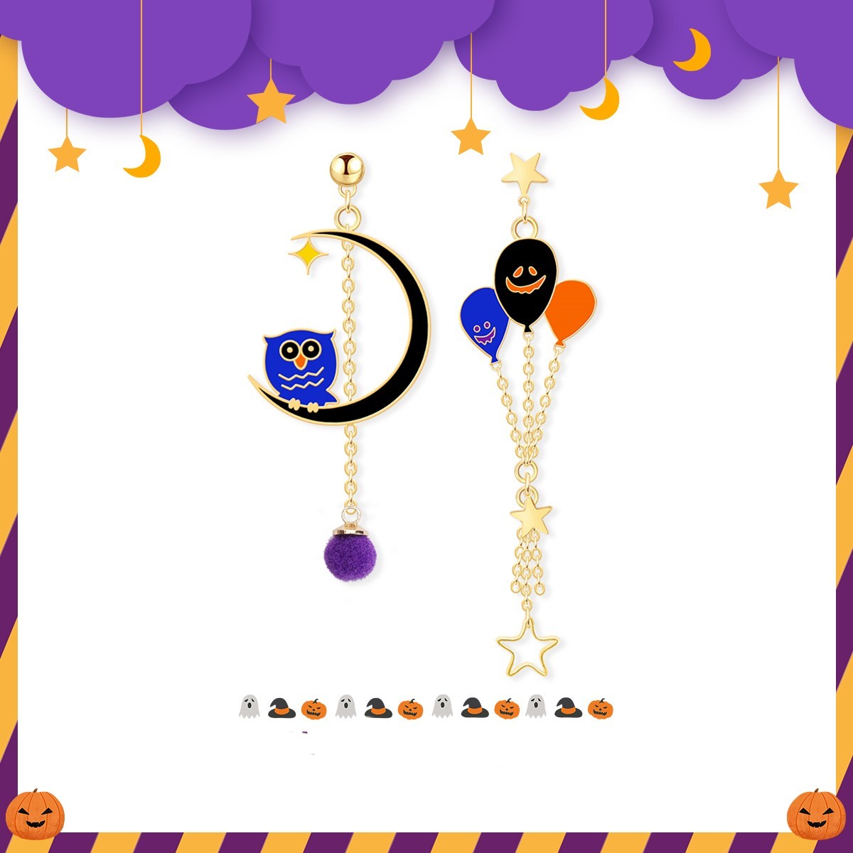 Decorations Pumpkin Earrings