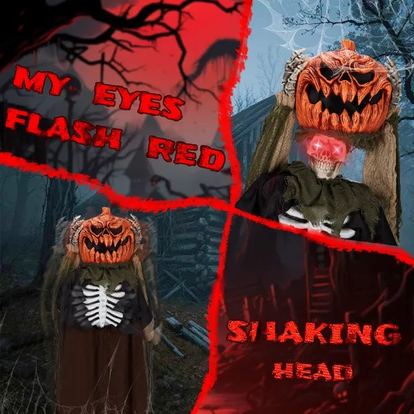 Ghost With Pumpkin Head