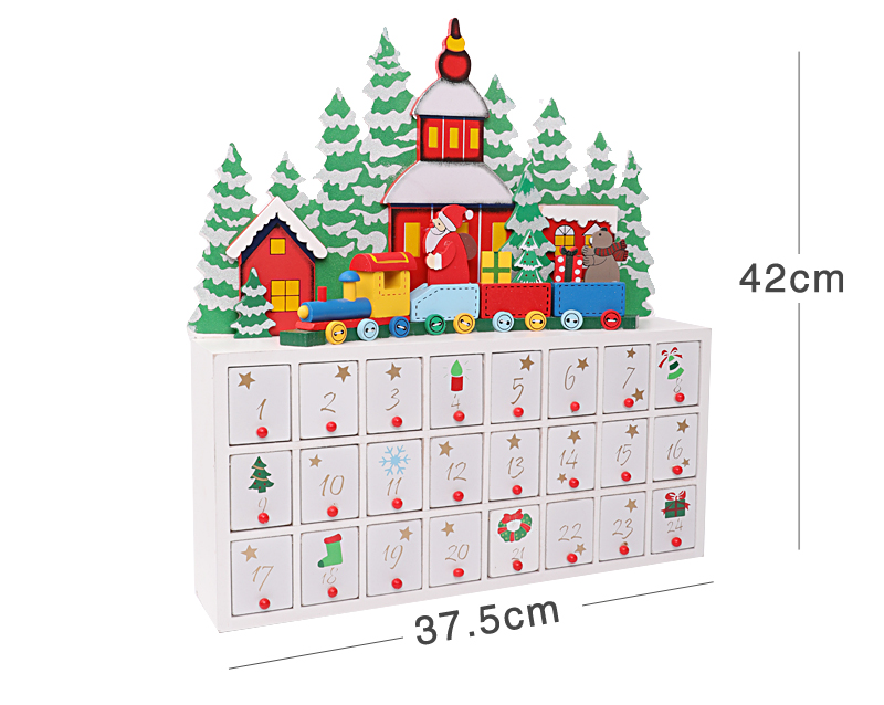 Christmas wooden calendar