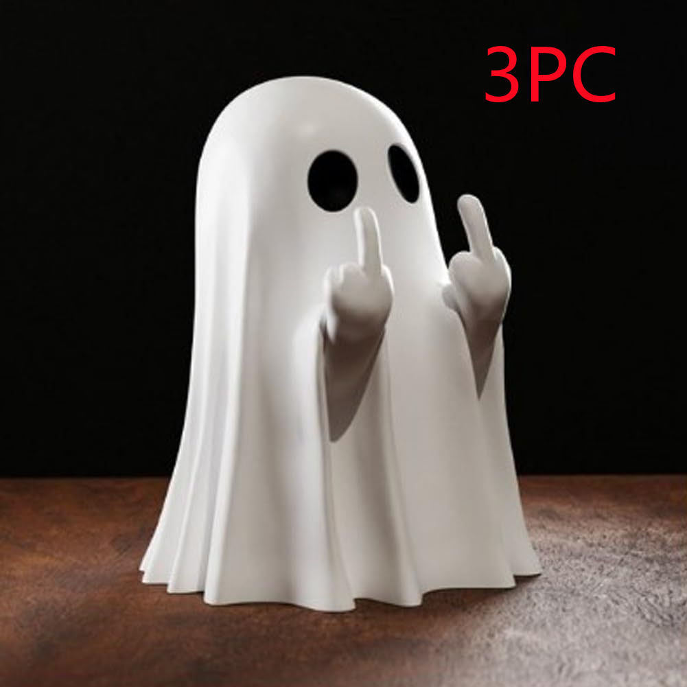 Middle Finger Love Ghost Ornaments