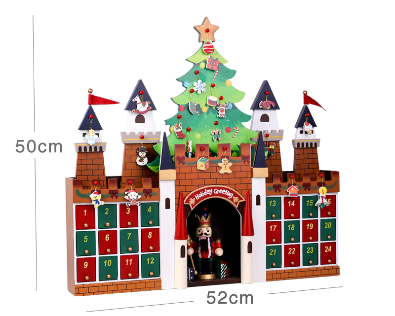 Christmas wooden calendar