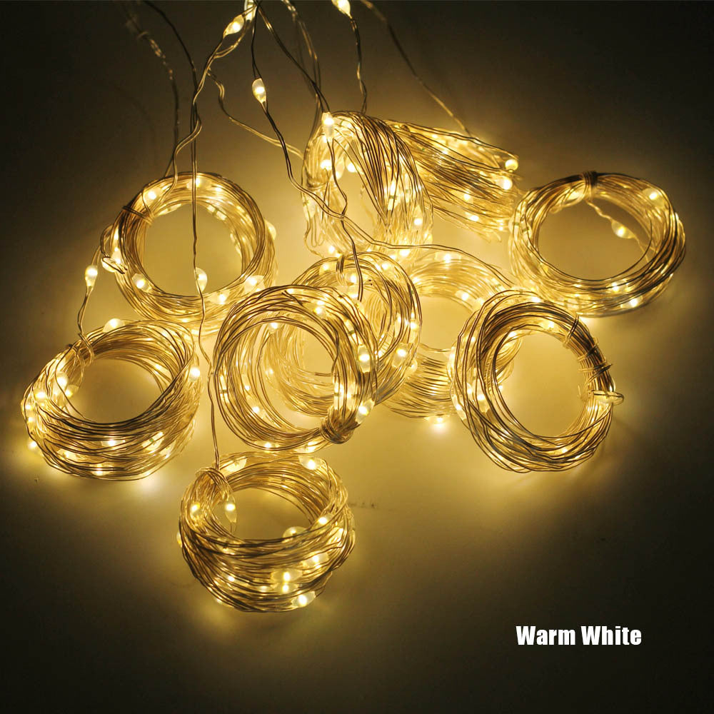 Curtain Garland On The Window USB String Lights