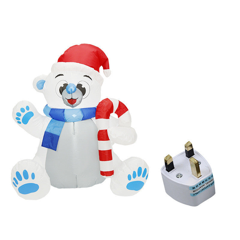Christmas Inflatable Dog Lighting