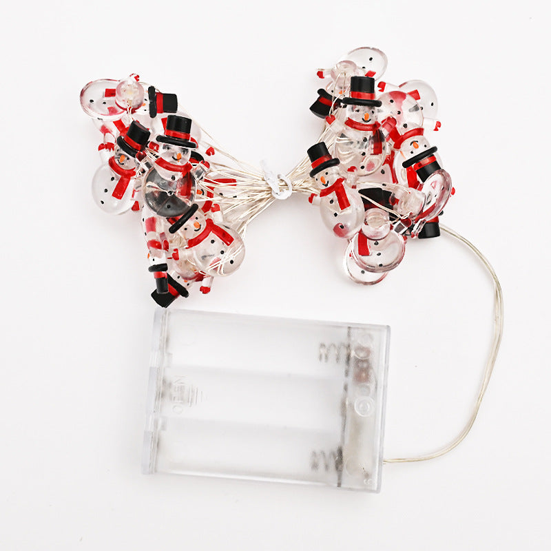 Snowman Modeling Decorative String Lights