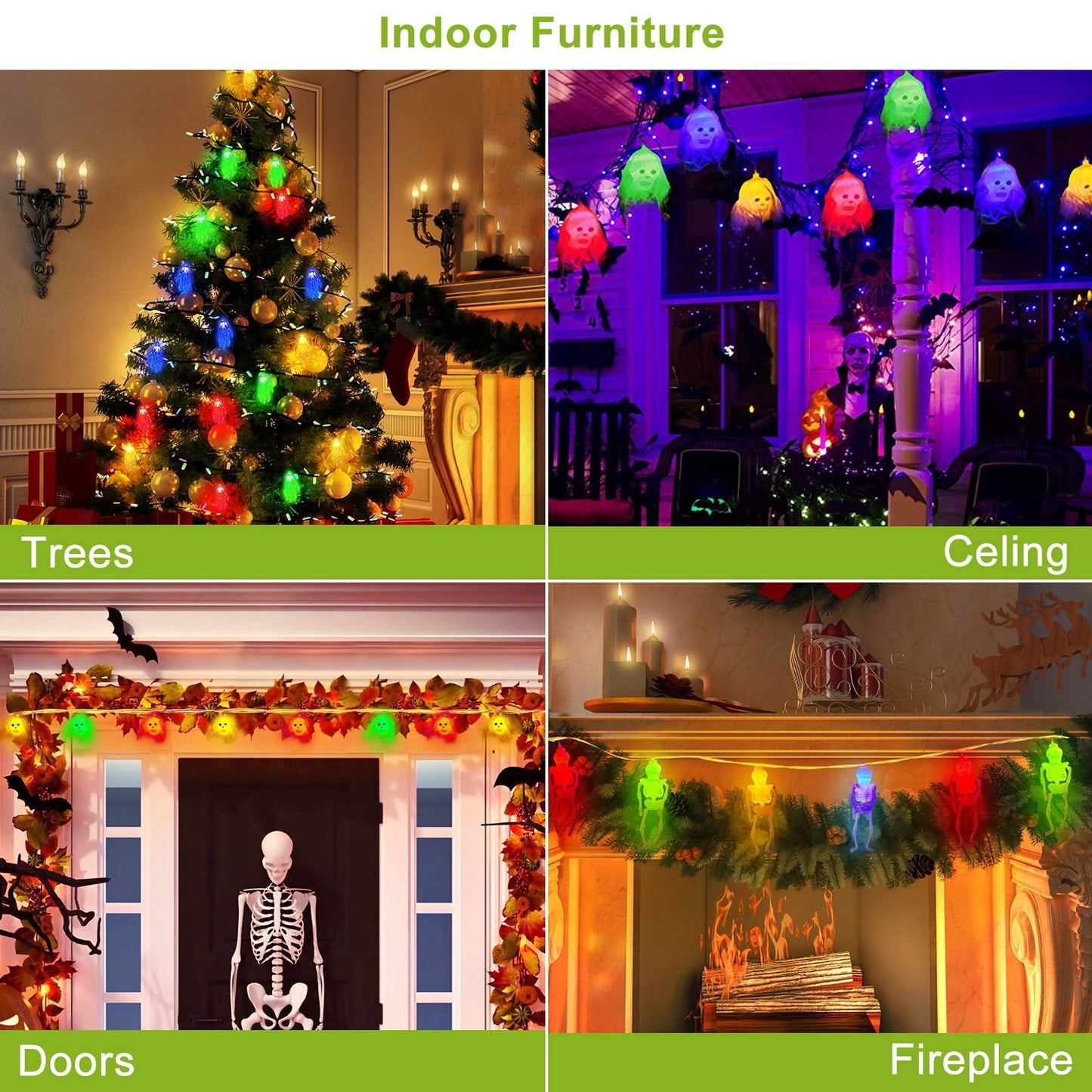 Spooky Light Decorations