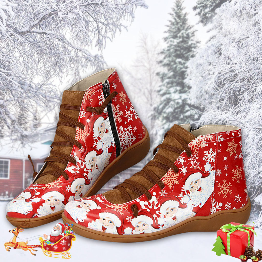 Santa Ankle Boots
