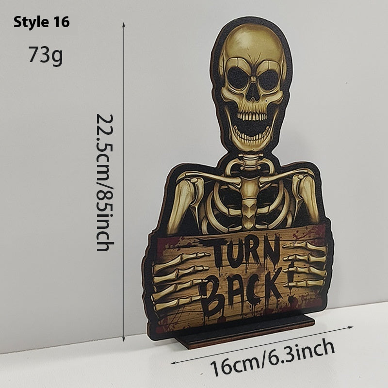 Wooden Retro Halloween Decoration
