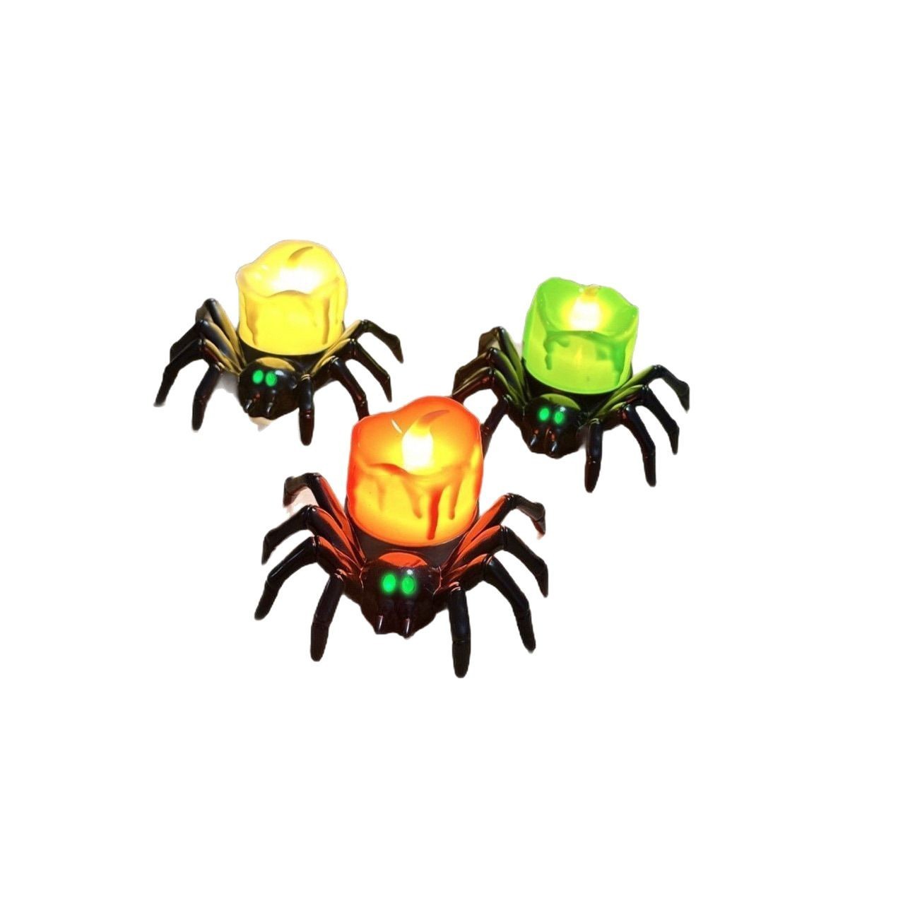 Pumpkin Spider Candle Light