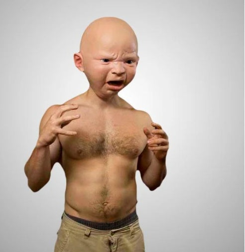 Angry Baby Face Mask