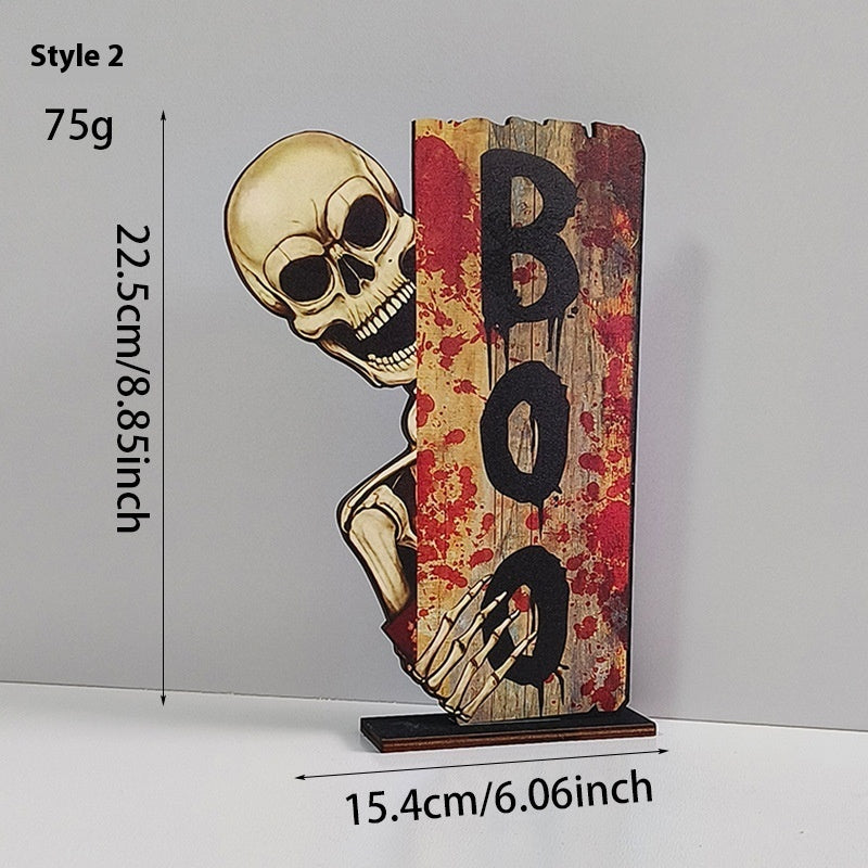 Wooden Retro Halloween Decoration