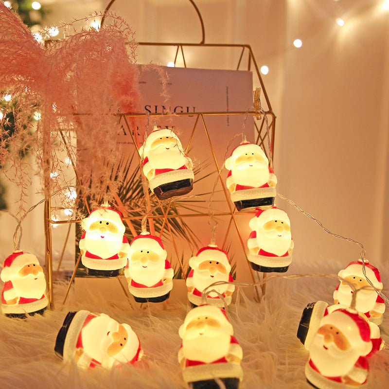 Snowman Christmas Tree LED Garland String Lights