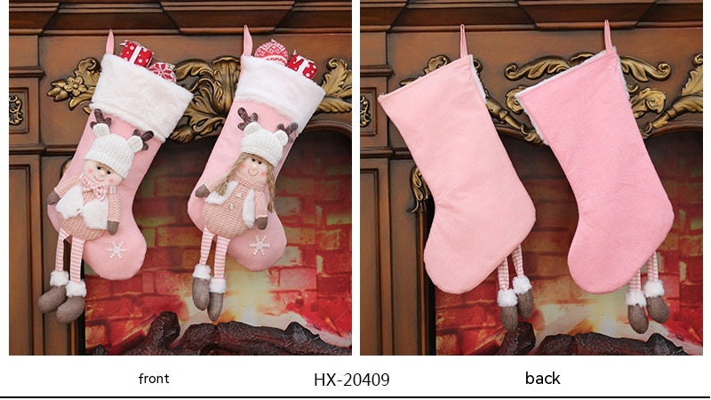 Knitted Fabric Doll Gift Bag
