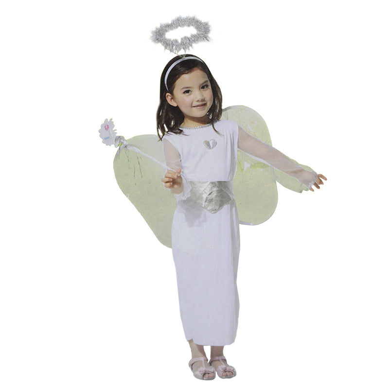 Girls Angel Dress Costume