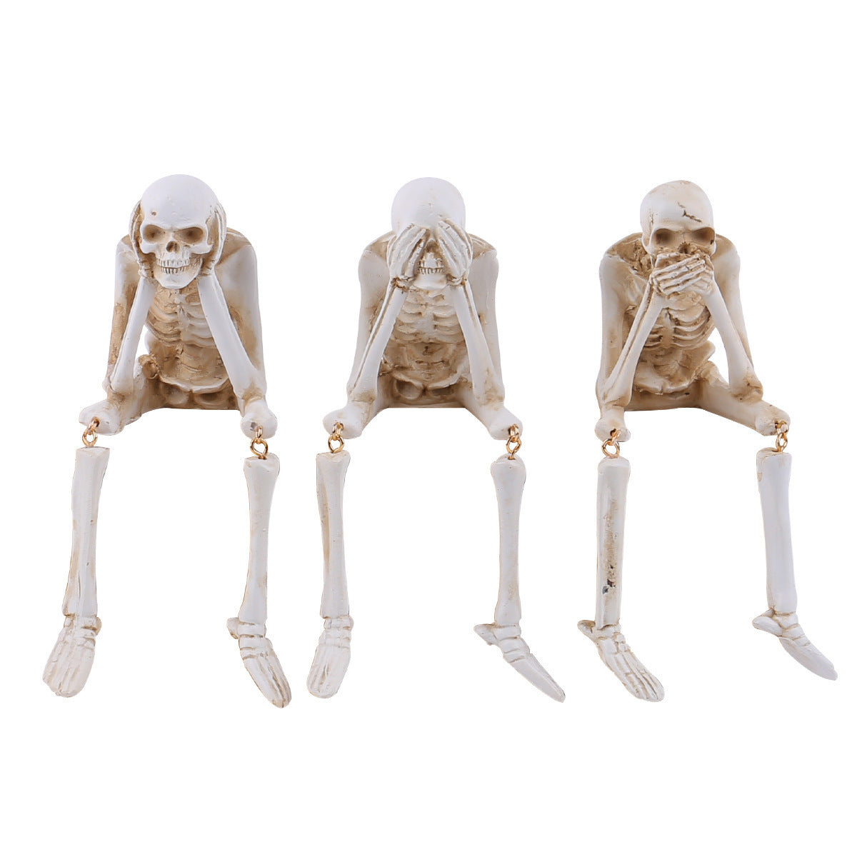 Halloween ghost skulls
