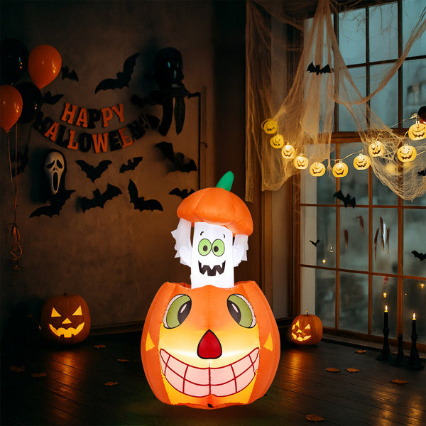 Animated Pumpkin Ghost