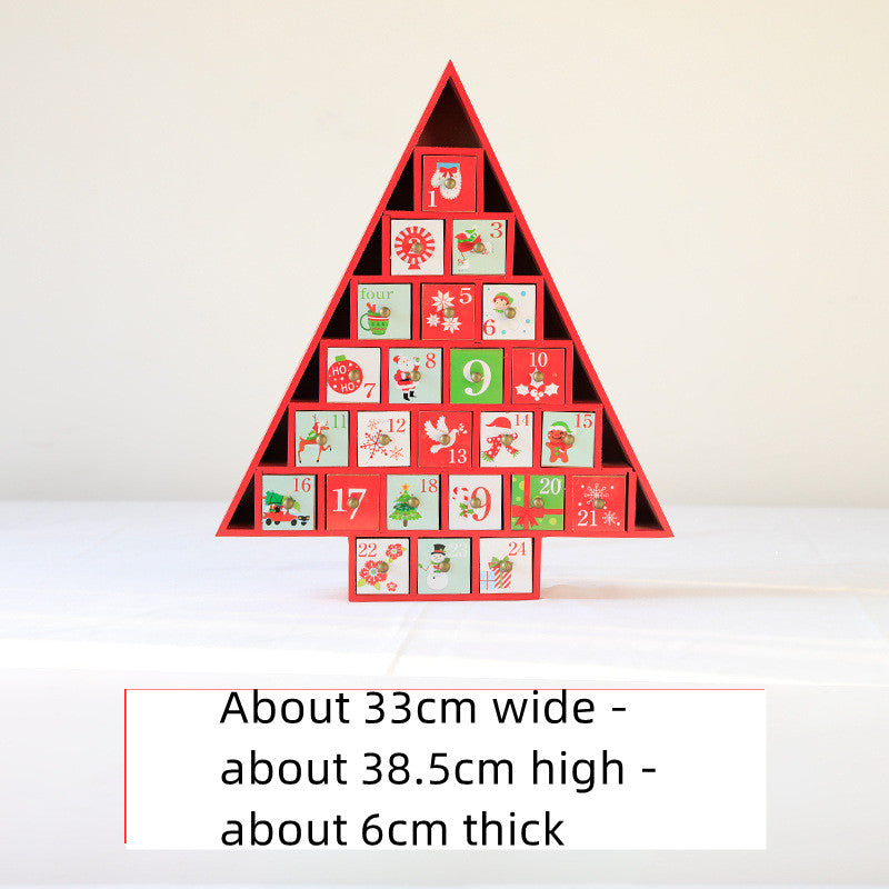Christmas wooden calendar