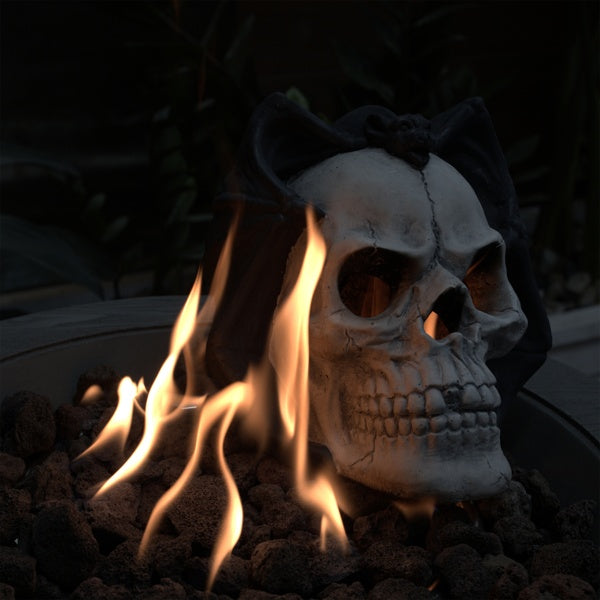 Outdoor Skull Gas Fireplace