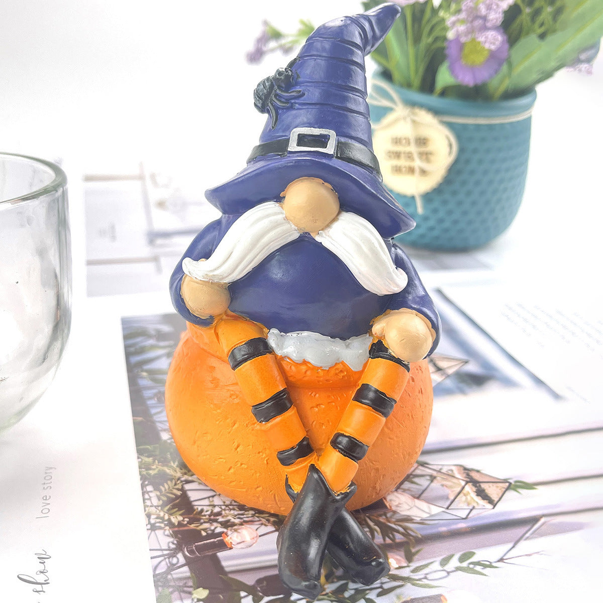 Pumpkin Resin Decorations
