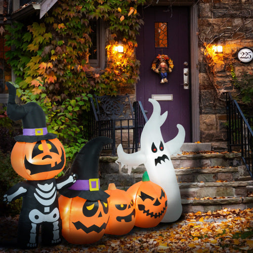 Pumpkin Ghost Family