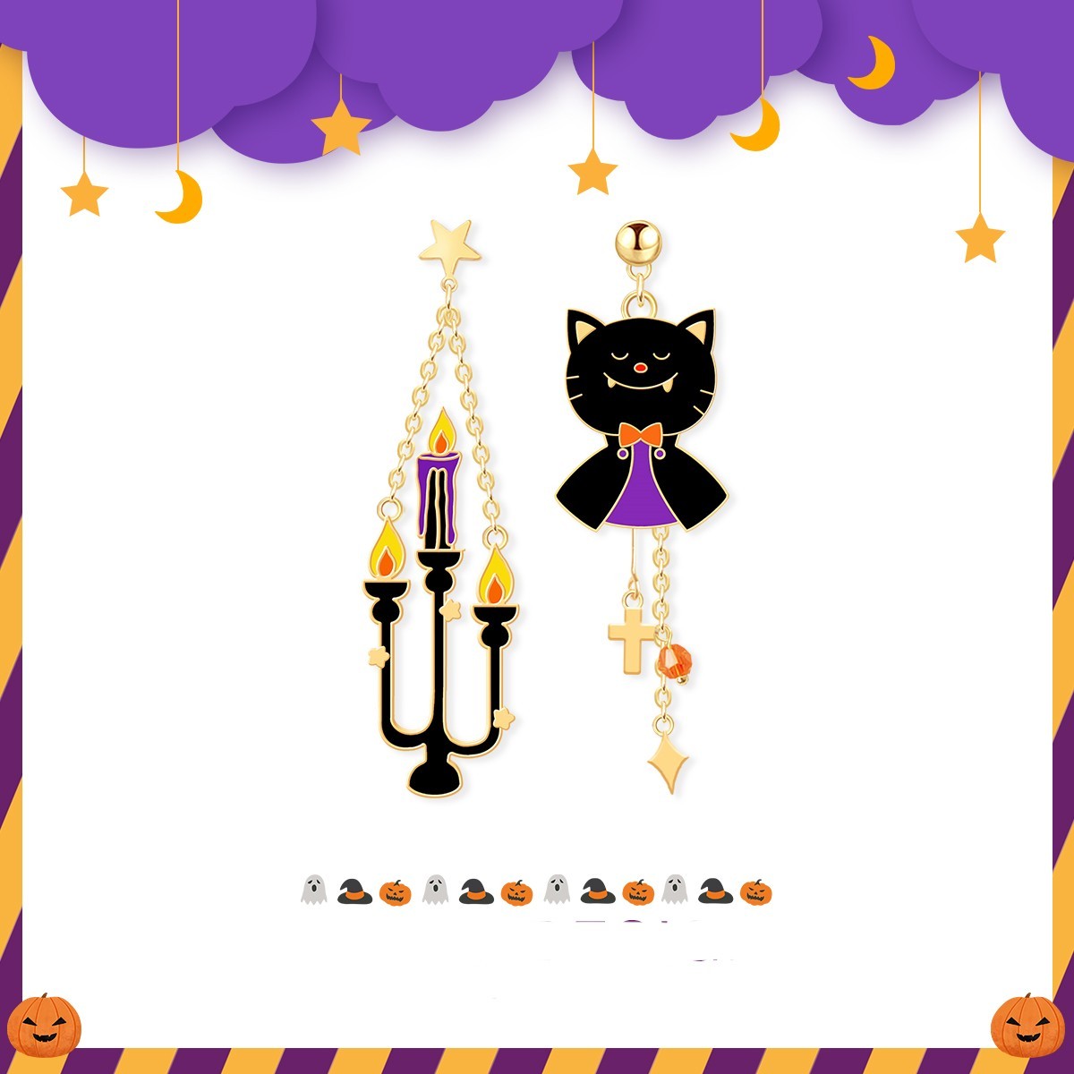 Decorations Pumpkin Earrings
