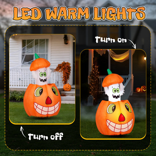 Animated Pumpkin Ghost