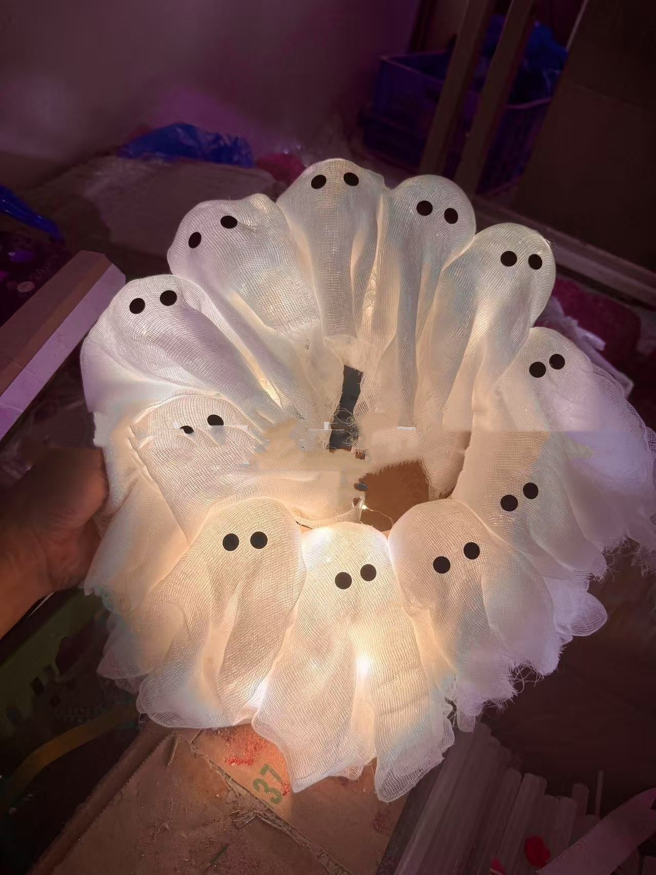 Halloween Light Up Ghost Garland