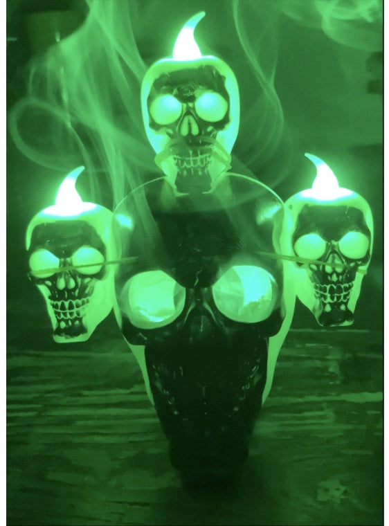 Skull With Lights Ornaments