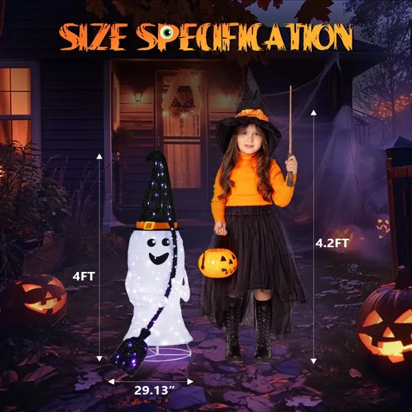 Ghost Lighted Outdoor Decorations