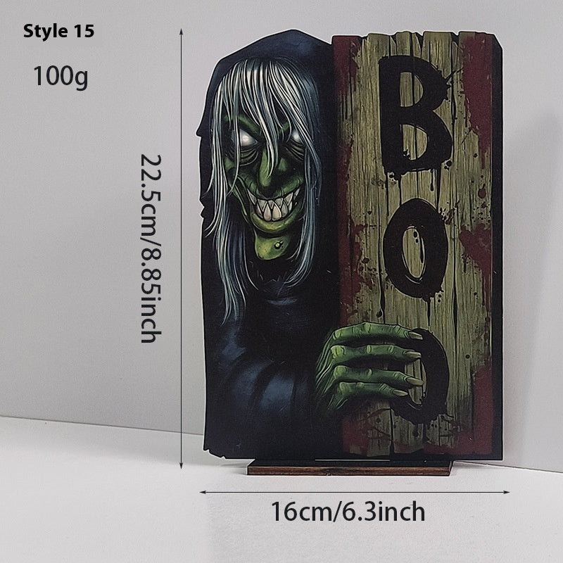 Wooden Retro Halloween Decoration