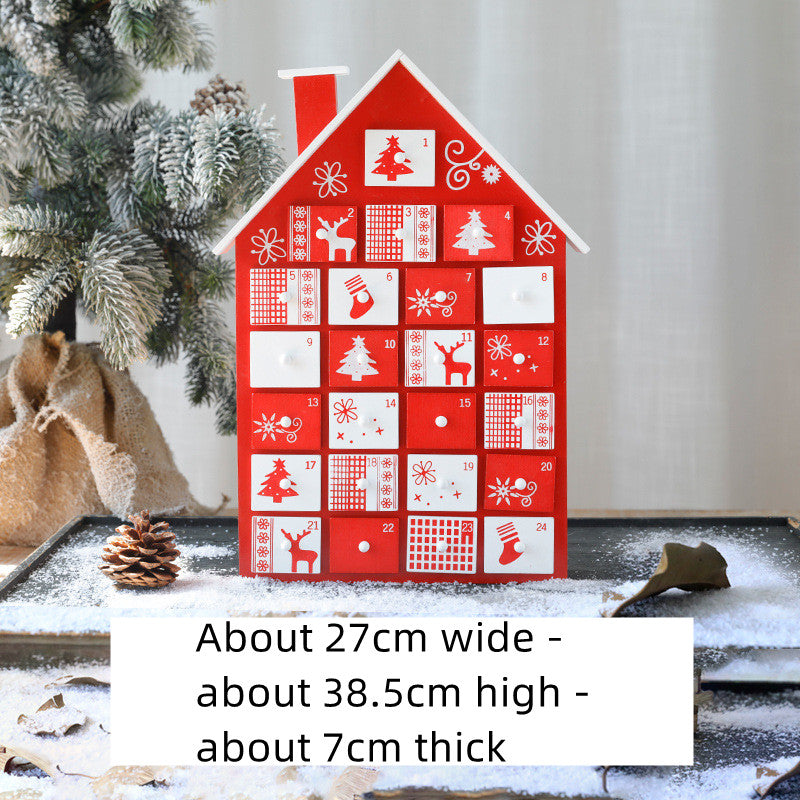 Christmas wooden calendar
