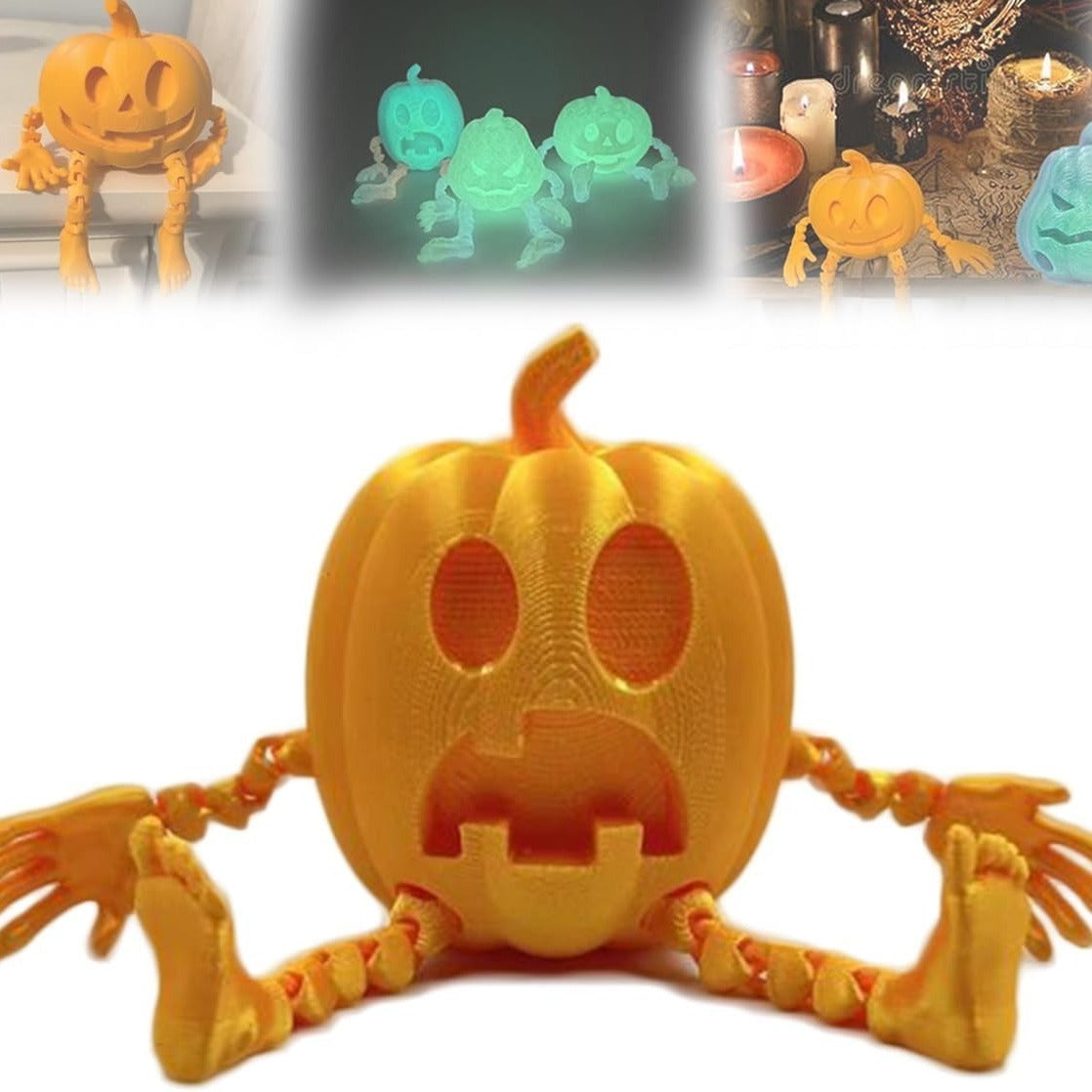 3D Pumpkin Ornaments