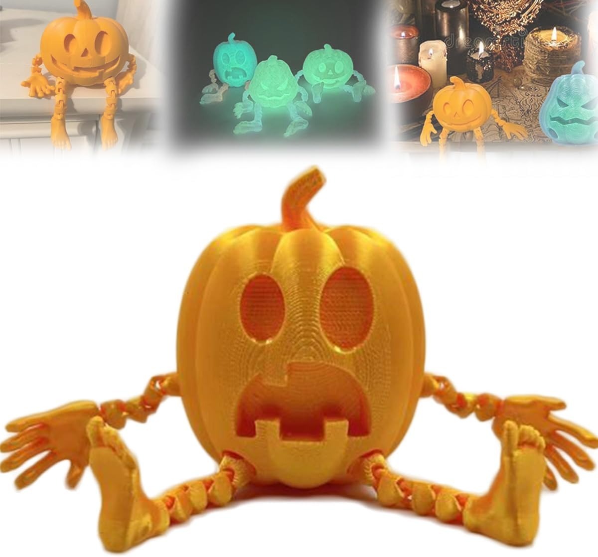 3D Pumpkin Ornaments