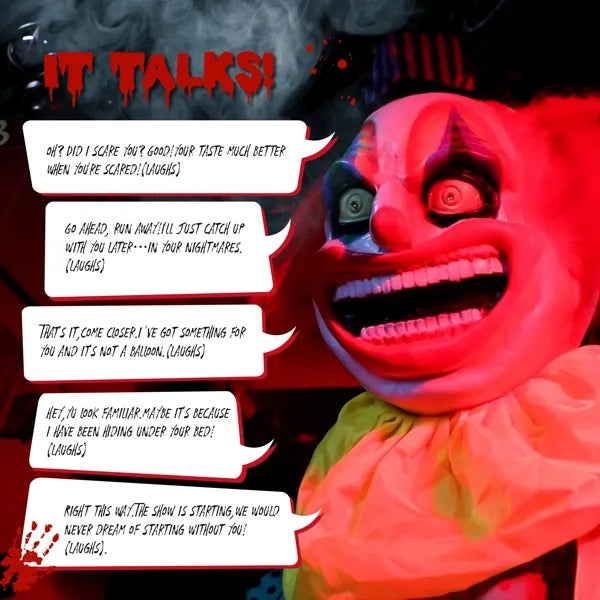 6ft Yellow Eyed Clown