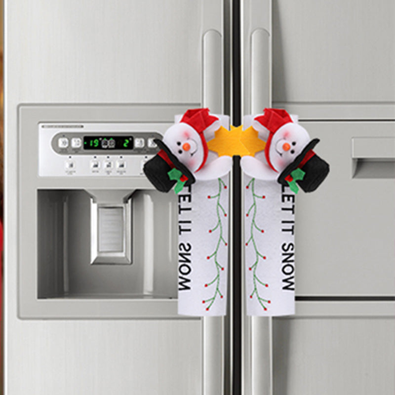 Christmas Refrigerator Handle Set
