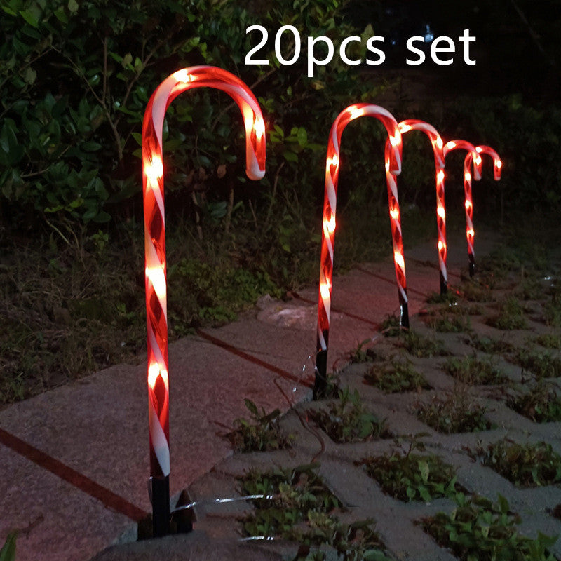 Solar Powered Cane String Lights