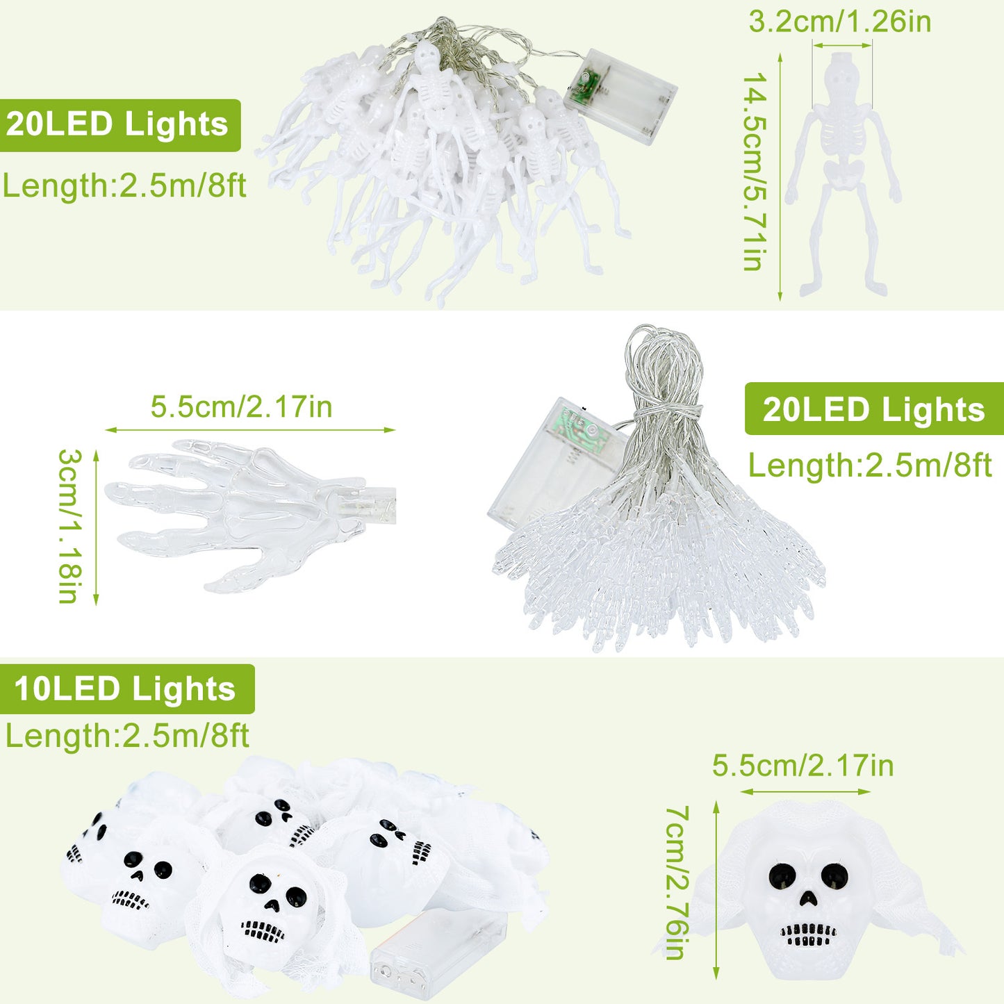 Spooky Light Decorations