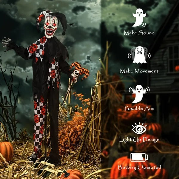Life Size red-eyed Clown