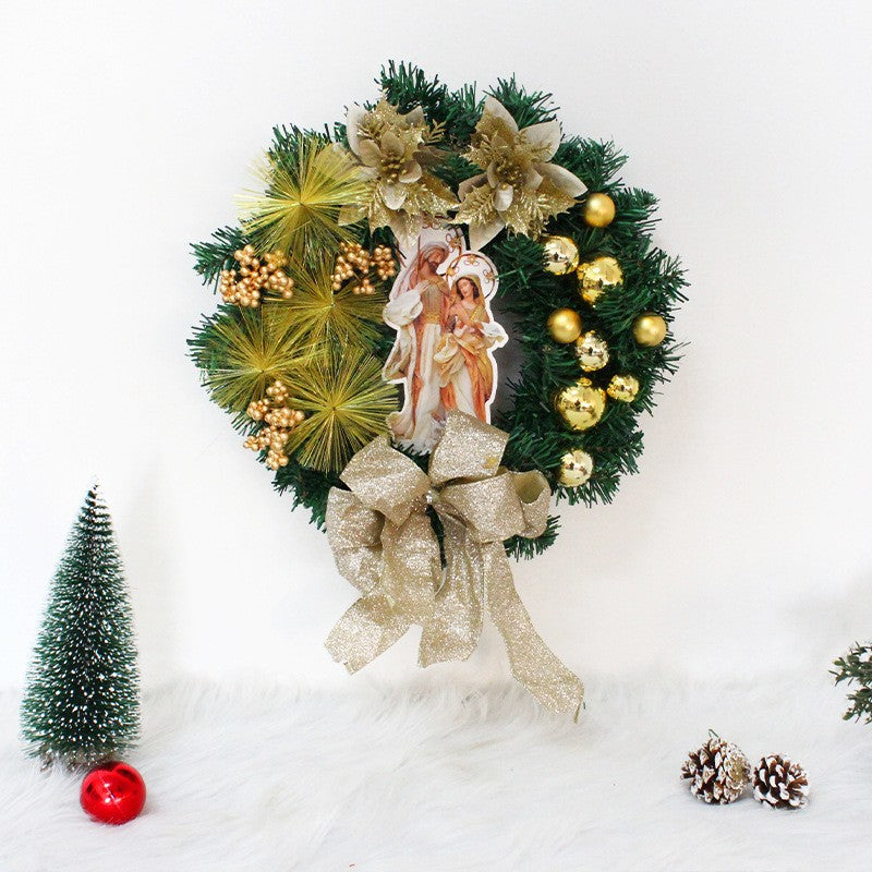Jesus Christmas Wreath