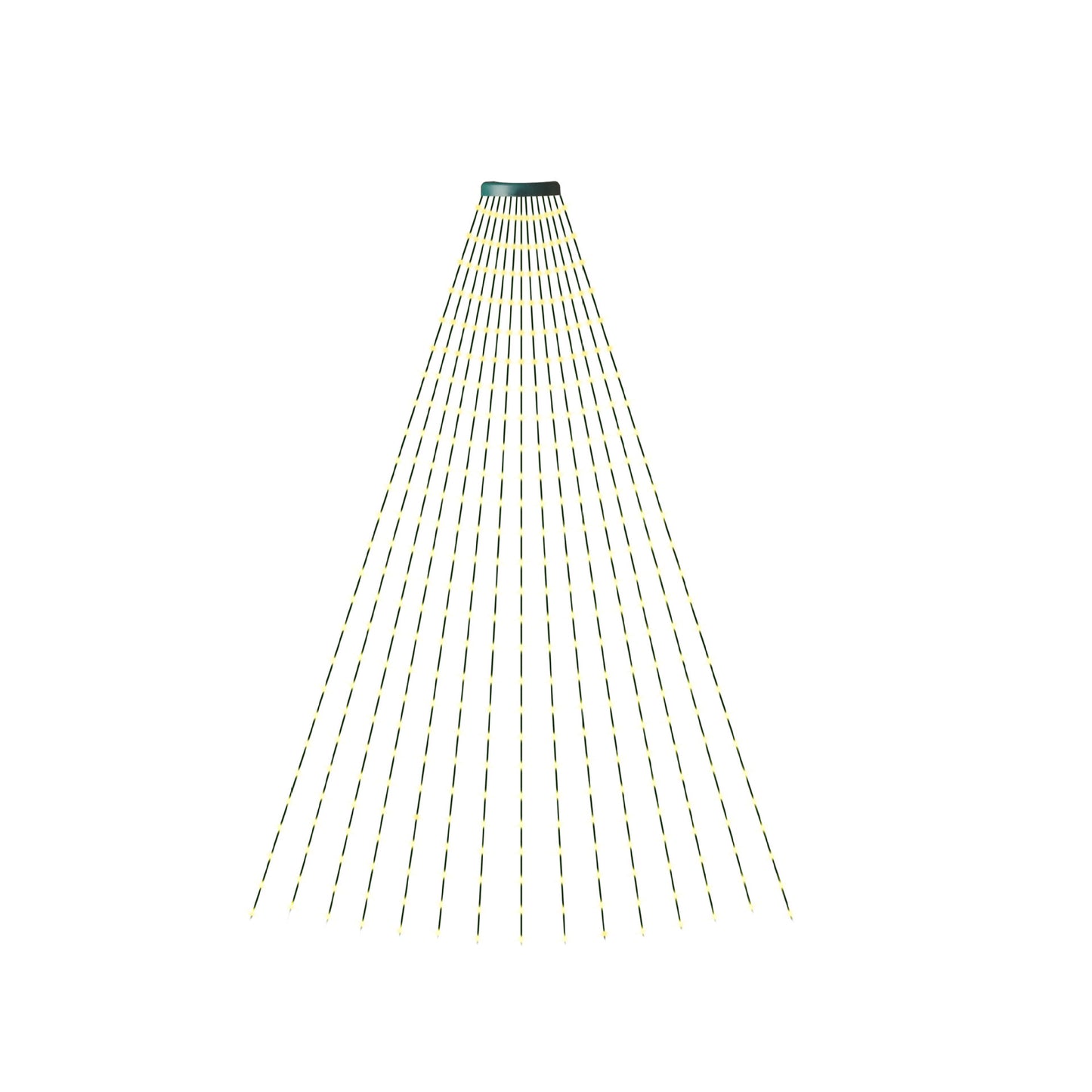 Holiday Courtyard Layout String Lights