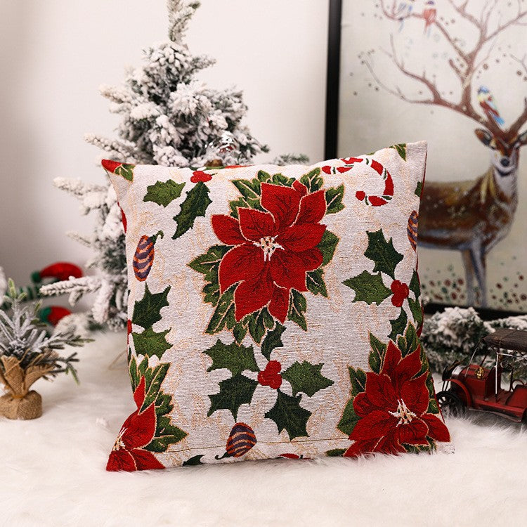 Christmas Square Pillow Cover Home