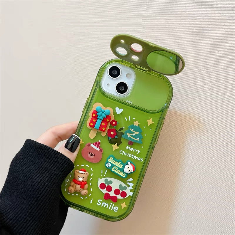 Xmas Santa Claus Cute Elk Hat Phone Case