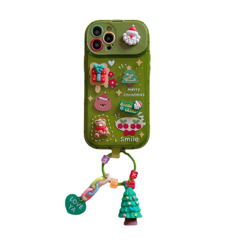 Xmas Santa Claus Cute Elk Hat Phone Case